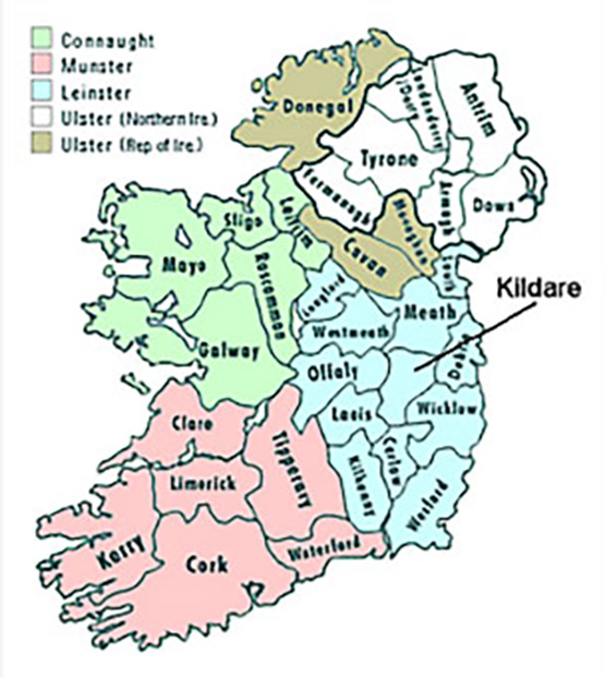 ireland map