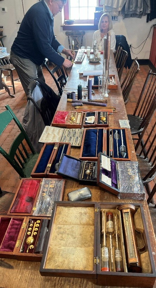 1 instruments on table