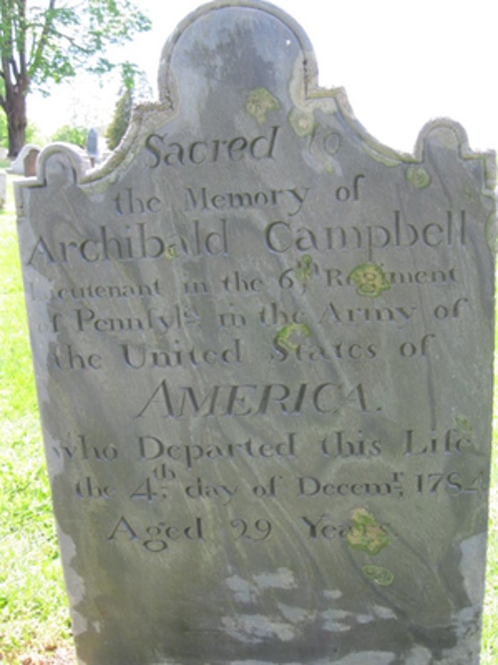 Campbell tombstone