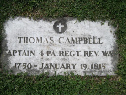 Thomas Campbell gravestone